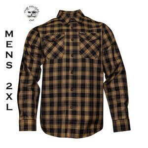 DIXXON FLANNEL x THE OFFSPRING Collab - SMASH Flannel Shirt - Men's 2XL